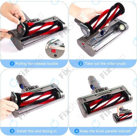 Dyson V-series, Outsize - Padlófúvóka LED Világitással