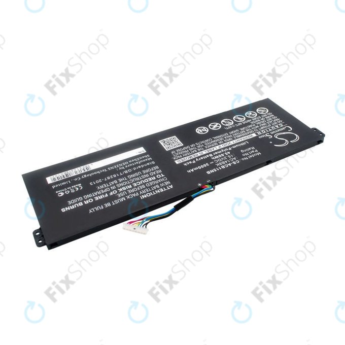 Akkumulátor Acer Aspire 5, 7 E5, V3, Chromebook 11, 13, 15, 3000mAh, Li-Pol, 15.2V, AC14B18K, HQ
