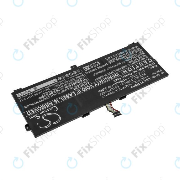 Akkumulátor Lenovo ThinkPad X390, Yoga X390, 4100mAh, Li-Pol, 11.52V, 02DL021, HQ