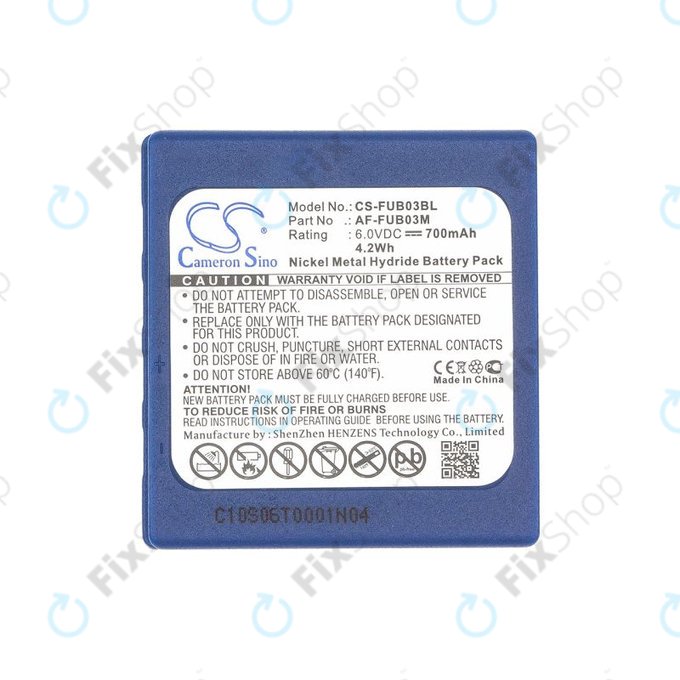 Akkumulátor HBC Fub3a, 700mAh, Ni-MH, 6V, AF-FUB03M, HQ