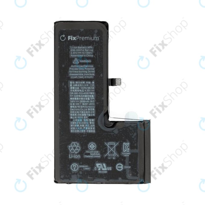 Apple iPhone XS - Akkumulátor 2658mAh FixPremium (10 Pack)