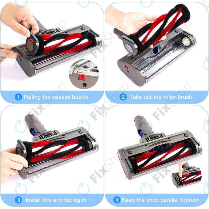 Dyson V-series, Outsize - Padlófúvóka LED Világitással