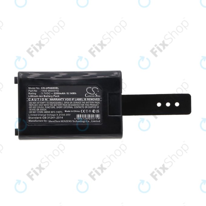 Akkumulátor Unitech HT680, 2200mAh, Li-Ion, 3.7V, 1400-900005G, HQ