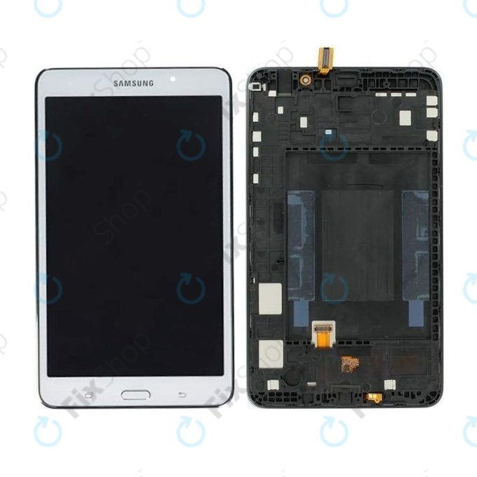 Samsung Galaxy Tab 4 7.0 T230 - LCD Kijelző + Érintőüveg + Keret (White) - GH97-15864B Genuine Service Pack