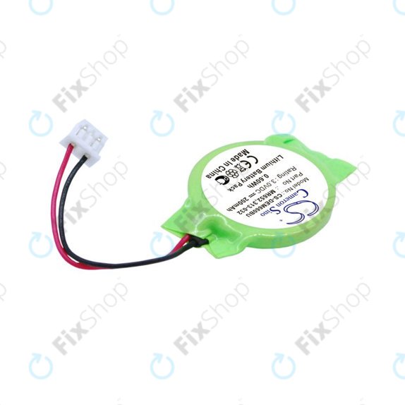 Tartalék akkumulátor Dell Latitude E6320, 200mAh, Lithium, 3V, 077-A00, HQ