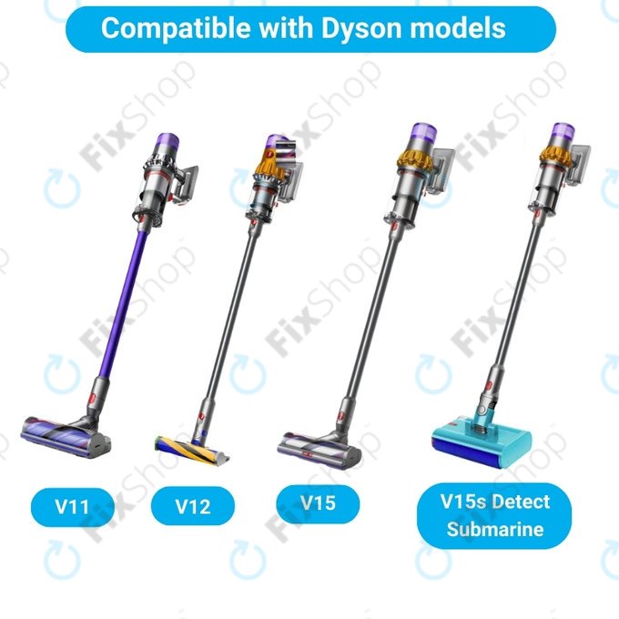 Dyson V11, V12, V15, V15s Detect Submarine - Slim Fluffy Főkefe (Puha Henger)