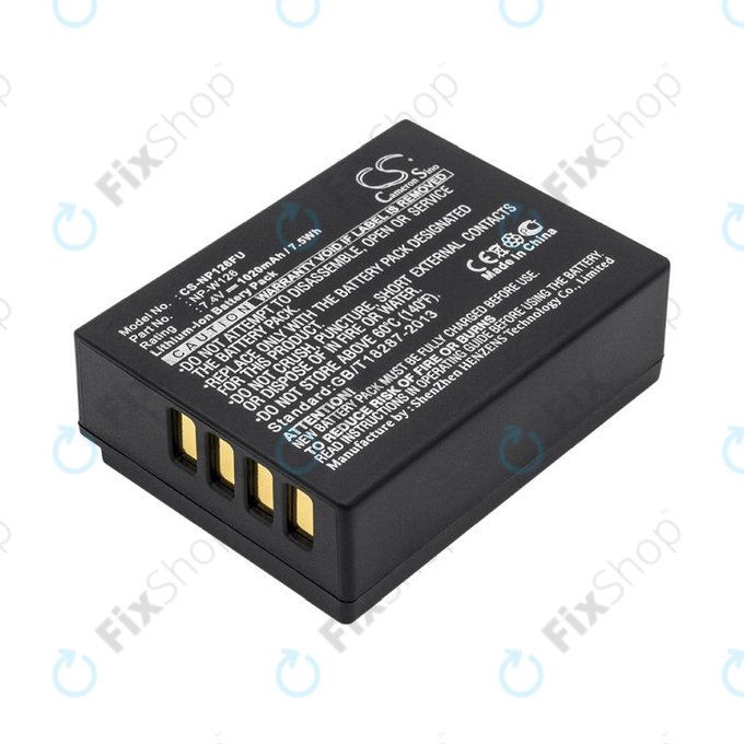 Akkumulátor Fujifilm FinePix, 1020mAh, Li-Ion, 7.4V, NP-W126, NP-W126S, HQ