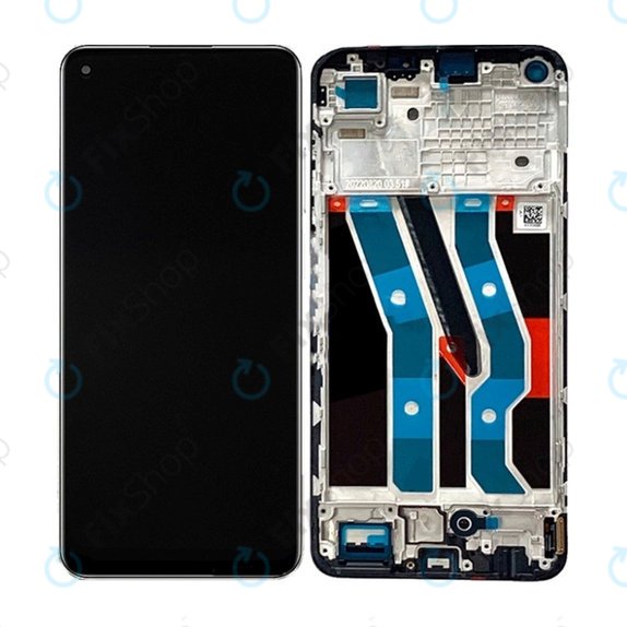 Realme 10 4G - LCD Kijelző + Érintőüveg + Keret (Blue) OLED