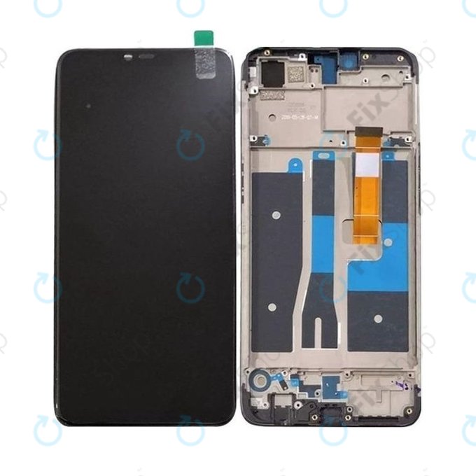 Oppo A3s - LCD Kijelző + Érintőüveg + Keret TFT