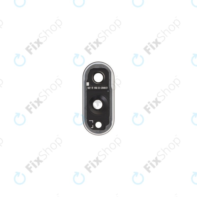 Samsung Galaxy S25 Edge - Hátlapi Kameralencse Üveg + Keret (Titanium Silver)