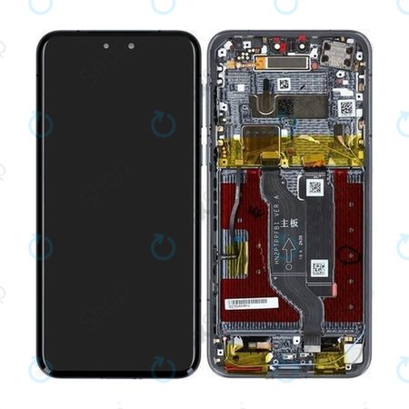 Honor Magic7 Pro - LCD Kijelző + Érintőüveg + Keret (Black) - 0235AMRV Genuine Service Pack