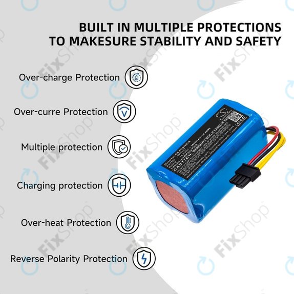 Proscenic Cocoa Smart 780T, 790T, Summer P1s, P2s - Akkumulátor VR1717 Li-Ion 14.8V 2600mAh HQ