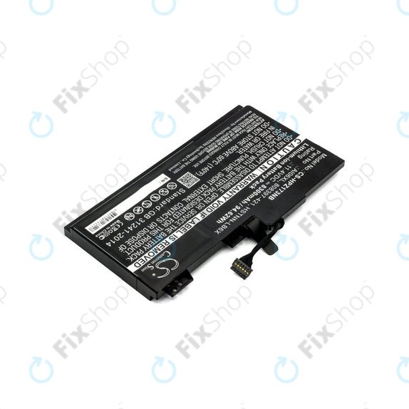 Akkumulátor HP Zbook 17 G3, 8300mAh, Li-Ion, 11.4V, AI06XL, HQ