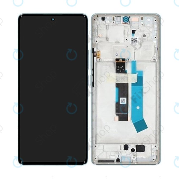 Xiaomi Redmi Note 14 Pro 4G 24116RACCG - LCD Kijelző + Érintőüveg + Keret (Ocean Blue) OLED