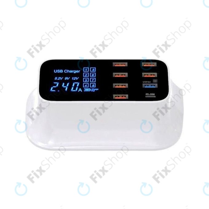 Asometech Model E - USB Charging Station with USB 3.0 & USB-C