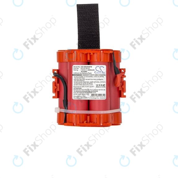 Flymo 1200R-series, Gardena R40, R50, R70, R80-series, Husqvarna 105, 305, 308-series, McCulloch ROB R-series - Akkumulátor 574 47 68-01 2500mAh HQ