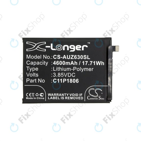 Akkumulátor Asus Zenfone 6 2019, 4600mAh, Li-Pol, 3.85V, C11P1806, HQ