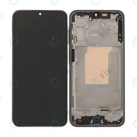 Samsung Galaxy A26 A266E - LCD Kijelző + Érintőüveg + Keret (Black) TFT