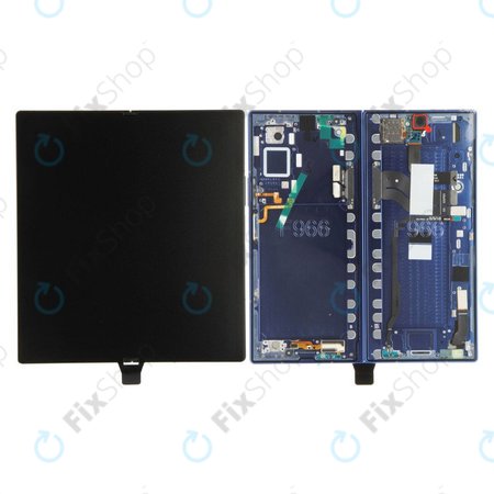 Samsung Galaxy Z Fold 7 F966B - LCD Kijelző + Érintőüveg + Keret (Blue Shadow) - GH82-37548B Genuine Service Pack