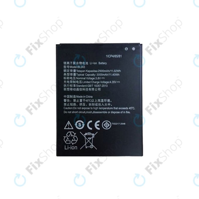 Lenovo A7000 - Akkumulátor BL243 3000mAh