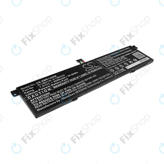 Akkumulátor Xiaomi Inchmi Aair 13.3, Xiaomi Mi Notebook Air 13.3 2018, 5250mAh, Li-Pol, 7.6V, R13B01W, HQ