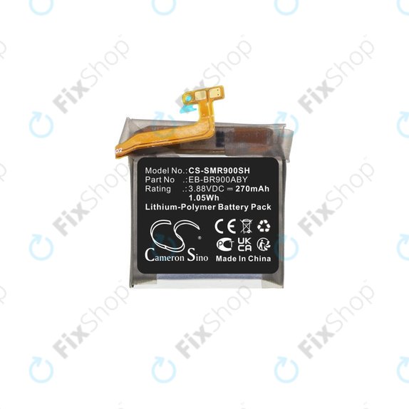 Akkumulátor Samsung Watch 5 40mm, 270mAh, Li-Pol, 3.88V, EB-BR900ABY, HQ