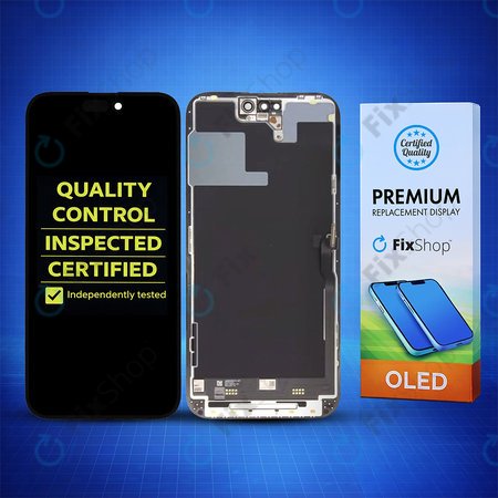 Apple iPhone 14 Pro Max - LCD Kijelző + Érintőüveg + Keret Hard OLED FixPremium