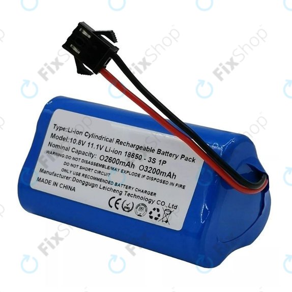 Ecovacs CEN330, CR-series - Akkumulátor ICR18650 3S1P Li-Ion 11.1V 2600mAh