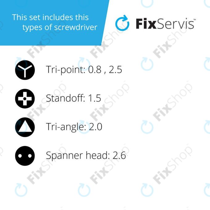 Jakemy JM-8168 - Szerviz Szerszám Készlet 24in1