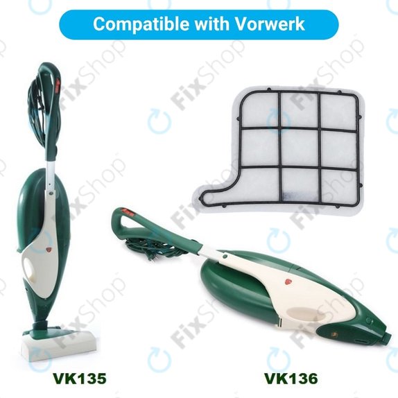 Motor előtti szűrő, 2 db Vorwerk Kobold VK135, VK136