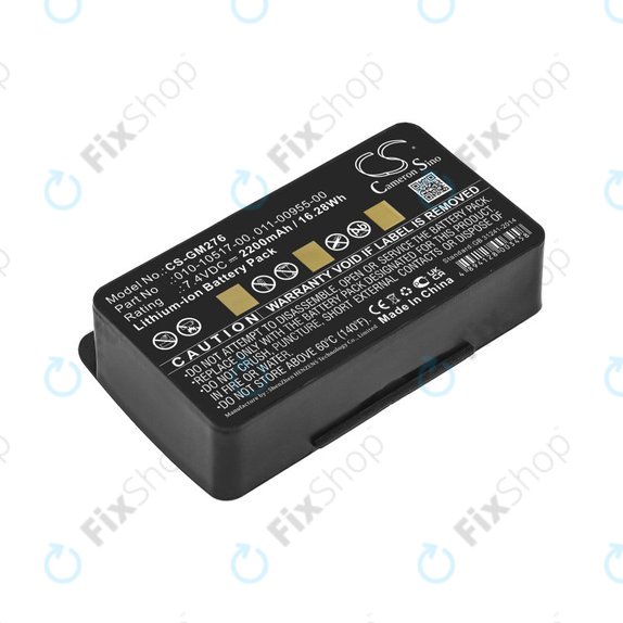 Akkumulátor Garmin GPSMAP 276, 296, 376, 378, 478, 495, 2200mAh, Li-Ion, 7.4V, 010-10517-00, HQ