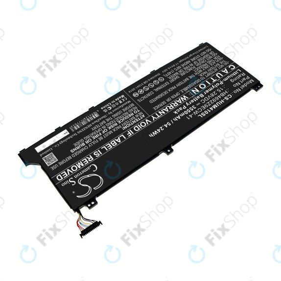 Akkumulátor Honor MagicBook 14, Huawei MateBook D14, MediaPad D14, MagicBook 14, 3550mAh, Li-Pol, 15.28V, HB4692Z9ECW-41, HQ