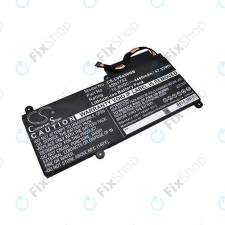 Akkumulátor Lenovo ThinkPad E450, E455, E460, E465, T470p, ThinkPad Edge E450 i7, 4400mAh, Li-Ion, 10.8V, 45N1752, HQ