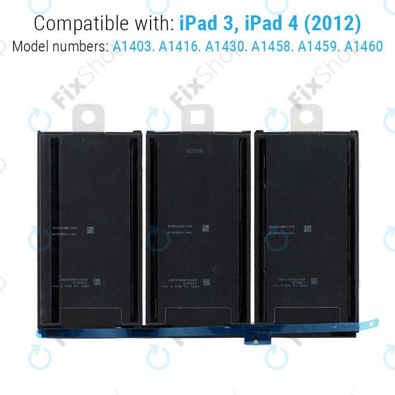 Akkumulátor iPad 3, iPad 4, 11560mAh