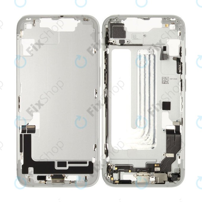 Középső keret akkumulátorral | iPhone 16e | White | ZD076-00698 | Genuine Apple