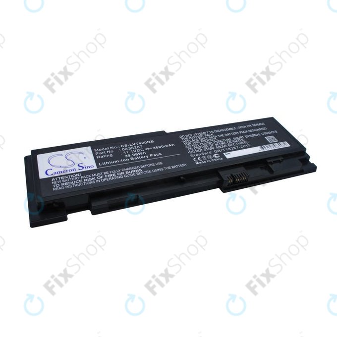 Akkumulátor Lenovo Thinkpad T420s, T420si, 3600mAh, Li-Ion, 11.1V, 0A36287, HQ
