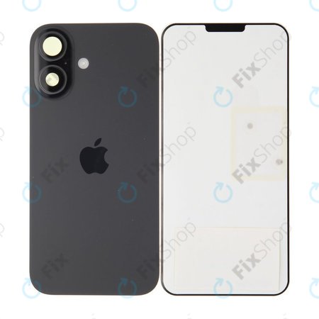 Hátsó Ház Üveg | iPhone 16 | Black | 661-44801 | Genuine Apple
