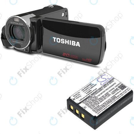 Akkumulátor Toshiba Camileo X200, X400, 1600mAh, Li-Ion, 3.7V, PA3985, HQ