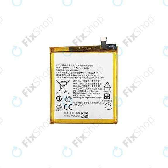 Nokia 3, 3 Dual - Akkumulátor HE330 2630mAh