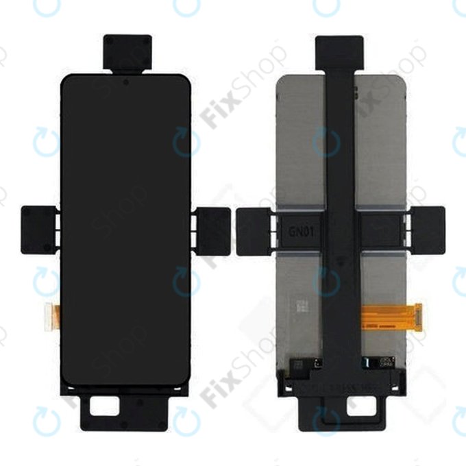 Kijelző OLED Samsung Z Flip 7 FE, Érintőüveg keret nélkül