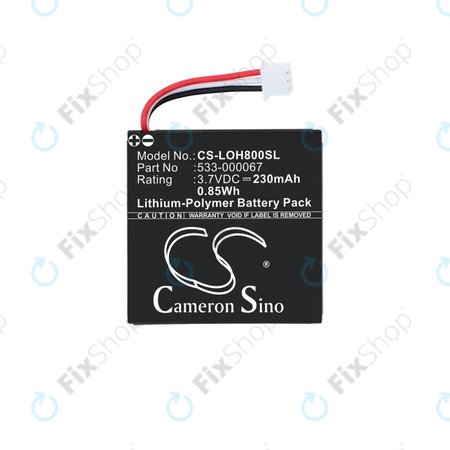 Akkumulátor Logitech H800, 230mAh, Li-Pol, 3.7V, 533-000067, HQ