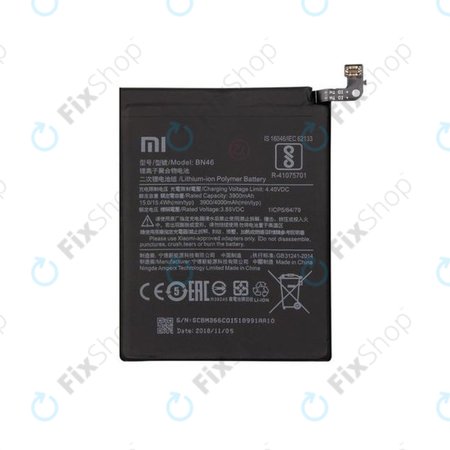 Xiaomi Redmi Note 8T, Redmi Note 6 Pro, Redmi 7, Redmi 8A - Akkumulátor BN46 4000mAh - 46BN46A090H8 Genuine Service Pack