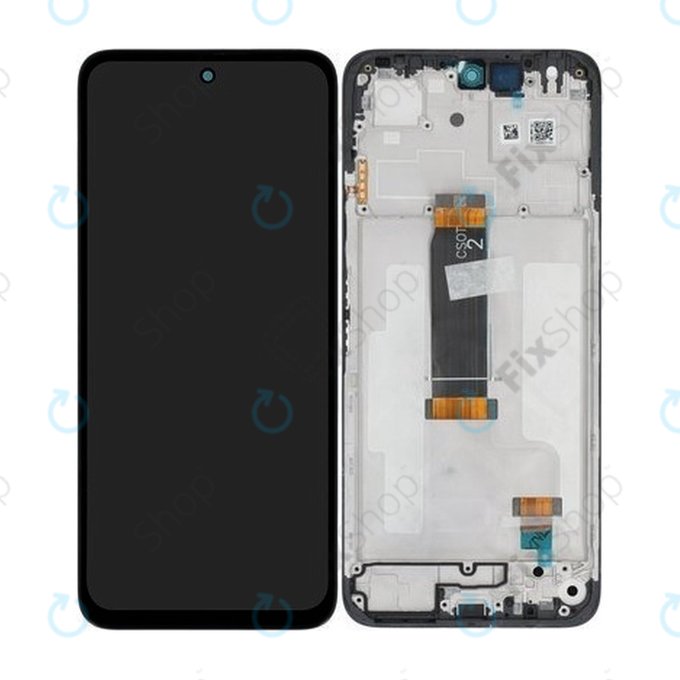 Xiaomi Redmi 13 4G, Redmi 13 5G, Poco M6 4G - LCD Kijelző + Érintőüveg + Keret - 560001N19A00 Genuine Service Pack
