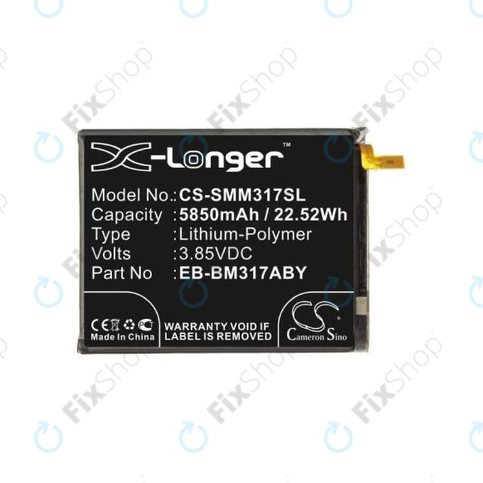 Samsung Galaxy M31 M315F, M31s M317F - Akkumulátor EB-BM317ABY 5850mAh HQ