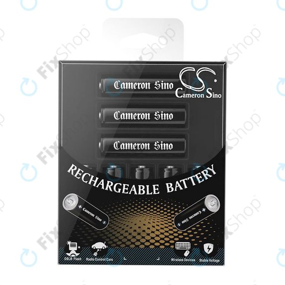 Újratölthető akkumulátor, CameronSino AA, 8 db, 2200mAh, Ni-MH, 1.2V, –, HQ