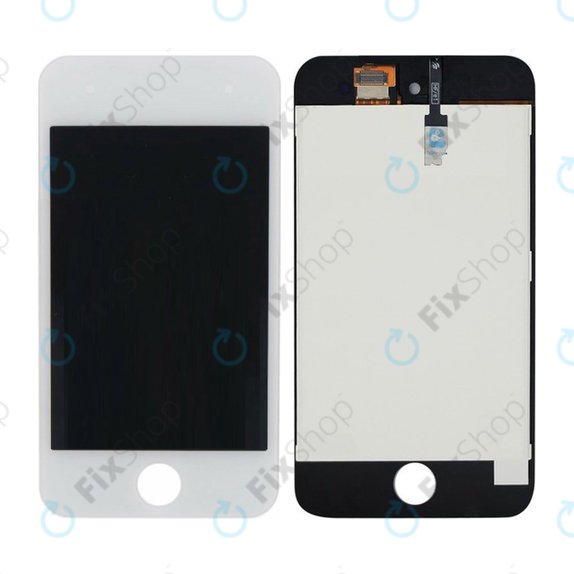 LCD Kijelző iPod Touch (4th Gen), White, Érintőüveg kerettel