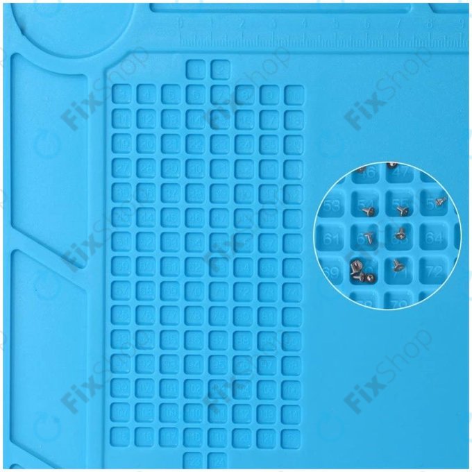 ESD antisztatikus hőálló szilikon alátét - 35 x 25 cm