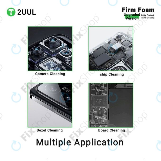 2UUL SC07 - Nagy sűrűségű tisztító párnák kamerához, chippekhez és PCB-hez (500db)