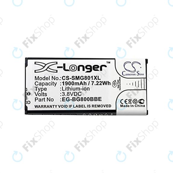 Samsung Galaxy S5 Mini G800F - Akkumulátor EB-BG800BBE 1900mAh HQ