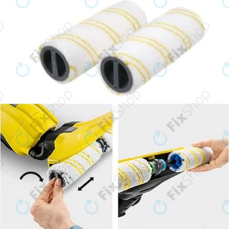 Kärcher FC 3, FC 5, FC 7 - Görgőkészlet Minden Felület Típushoz (Sárga)